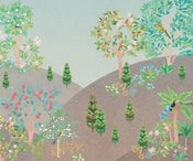 Komar Persian Garden Intisse Papier Peint 300x250cm 6 bandes | yourdeclineoration.com