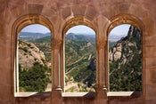 Dimex Arch Window Papier Peint 375x250cm 5 bandes | yourdeclineoration.com