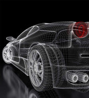 Dimex Car Model Dark Papier Peint 225x250cm 3 bandes | yourdeclineoration.com