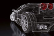 Dimex Car Model Dark Papier Peint 375x250cm 5 bandes | yourdeclineoration.com