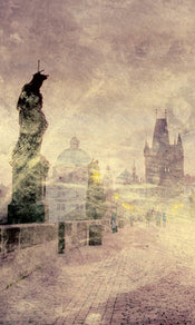 Dimex Charles Bridge Abstract I Papier Peint 150x250cm 2 bandes | yourdeclineoration.com