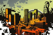 Dimex City Papier Peint 375x250cm 5 bandes | yourdeclineoration.com
