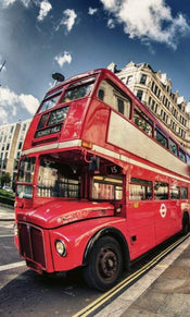 Dimex Double Decker Bus Papier Peint 150x250cm 2 bandes | yourdeclineoration.com