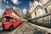 Dimex Double Decker Bus Papier Peint 375x250cm 5 bandes | yourdeclineoration.com