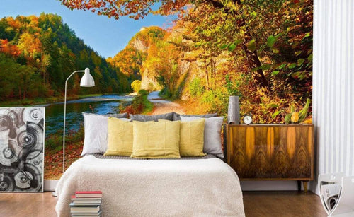 Dimex Dunajec River Papier Peint 375x250cm 5 bandes ambiance | yourdeclineoration.com