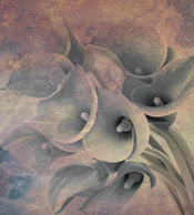 Dimex Flower Abstract I Papier Peint 225x250cm 3 bandes | yourdeclineoration.com