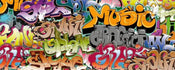 Dimex Graffiti Art Papier Peint 375x150cm 5 bandes | yourdeclineoration.com