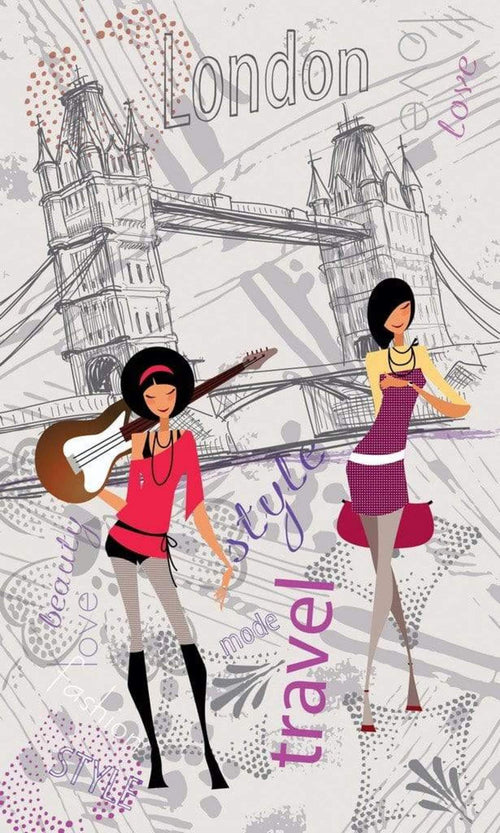 Dimex London Style Papier Peint 150x250cm 2 bandes | yourdeclineoration.com