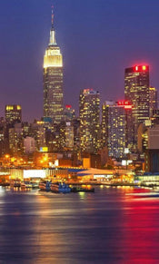 Dimex Manhattan at Night Papier Peint 150x250cm 2 bandes | yourdeclineoration.com