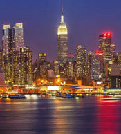 Dimex Manhattan at Night Papier Peint 225x250cm 3 bandes | yourdeclineoration.com