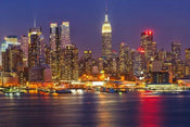 Dimex Manhattan at Night Papier Peint 375x250cm 5 bandes | yourdeclineoration.com