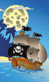 Dimex Pirate Ship Papier Peint 150x250cm 2 bandes | yourdeclineoration.com