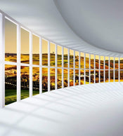 Dimex Rounded Hall Papier Peint 225x250cm 3 bandes | yourdeclineoration.com