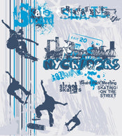 Dimex Skate Papier Peint 225x250cm 3 bandes | yourdeclineoration.com