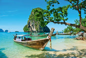 Dimex Thailand Boat Papier Peint 375x250cm 5 bandes | yourdeclineoration.com