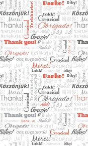 Dimex Thank You Papier Peint 150x250cm 2 bandes | yourdeclineoration.com