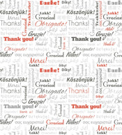 Dimex Thank You Papier Peint 225x250cm 3 bandes | yourdeclineoration.com