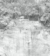 Dimex Waterfall Abstract I Papier Peint 225x250cm 3 bandes | yourdeclineoration.com