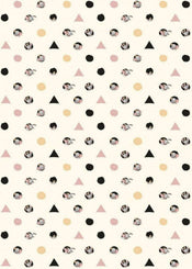 Komar Dumbo Angles Dots Papier Peint Intissé 200x280cm 4 bandes | yourdeclineoration.com