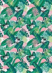 Komar Minnie Mouse Tropical Papier Peint Intissé 200x280cm 4 bandes | yourdeclineoration.com