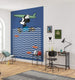 Komar Mickey gone Surfing Papier Peint Intissé 200x280cm 4 bandes ambiance | yourdeclineoration.com