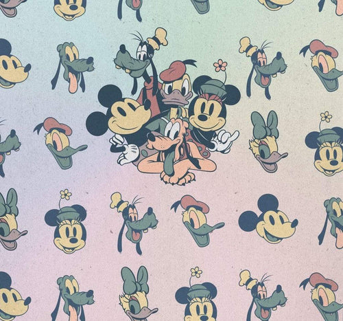 Komar Mickey Fab5 Papier Peint Intissé 300x280cm 6 bandes | yourdeclineoration.com