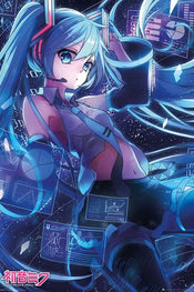 GBeye Hatsune Miku Screen Affiche Art 61x91,5cm | yourdeclineoration.com