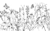 Komar Butterfly Field Intisse Papier Peint 400X250cm 8 Bandes | yourdeclineoration.com