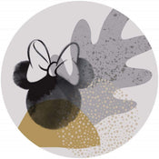 Komar Minnie Loop Art Papier Peint Adhésif 125x125cm Rond | yourdeclineoration.com