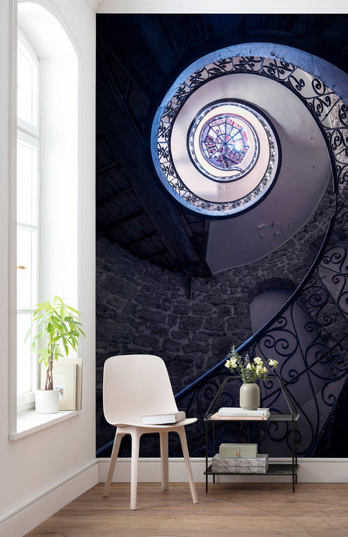 Komar Intisse Papier Peint Shx4 141 Wendeltreppe Interieur | yourdeclineoration.com