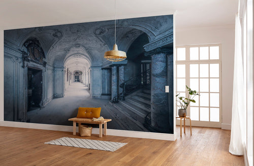 Komar Intisse Papier Peint Shx8 153 Villa Blue Interieur | yourdeclineoration.com