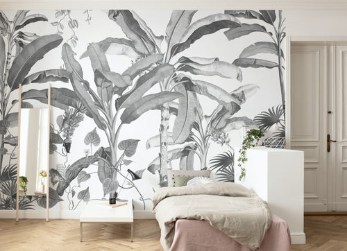 Komar Intisse Papier Peint Inx8 082 Croissances Monochrome Interieur | yourdeclineoration.com