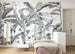 Komar Intisse Papier Peint Inx8 082 Croissances Monochrome Interieur | yourdeclineoration.com
