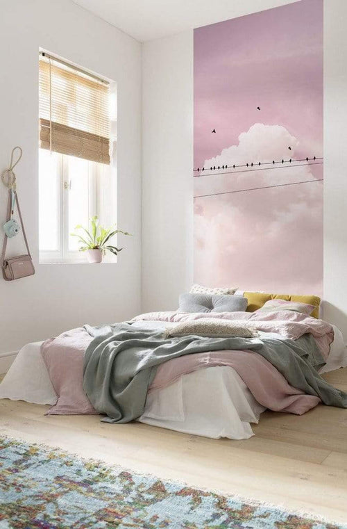 Komar Cloud Wire Papier Peint Intissé 100x250cm 1 bande ambiance | yourdeclineoration.com