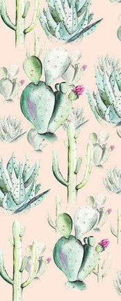 Komar Cactus Rose Papier Peint Intissé 100x250cm 1 bande | yourdeclineoration.com