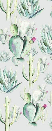 Komar Cactus Grey Papier Peint Intissé 100x250cm 1 bande | yourdeclineoration.com