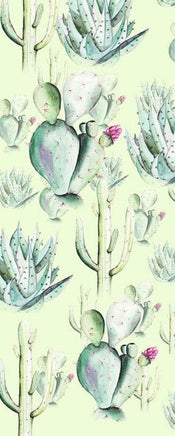 Komar Cactus Green Papier Peint Intissé 100x250cm 1 bande | yourdeclineoration.com