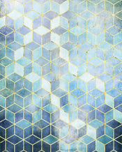 Komar Mosaik Azzuro Papier Peint Intissé 200x250cm 2 bandes | yourdeclineoration.com