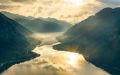 Komar Gold Mountains Papier Peint Intissé 400x250cm 8 bandes | yourdeclineoration.com