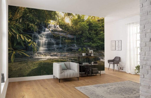 Komar Golden Falls Papier Peint Intissé 450x280cm 9 bandes ambiance | yourdeclineoration.com